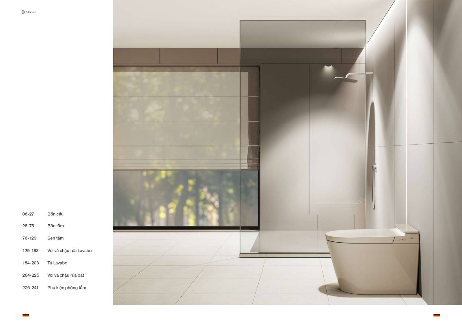 Thiết bị vệ sinh MUHLER Catalogue và Bảng giá mới nhất /Page 3